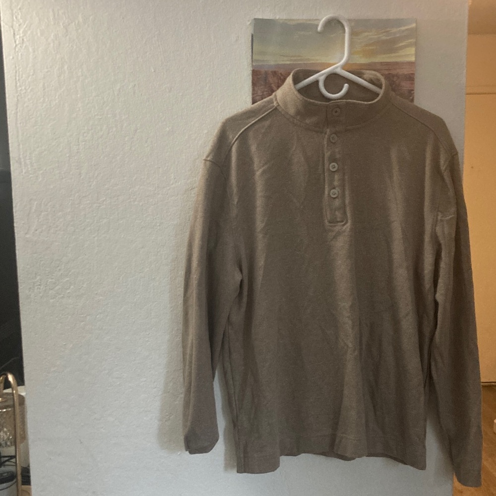 Van Heusen Men's Brown Button-Down Shirt